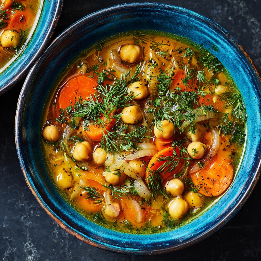 Greek Chickpea Soup Revithia