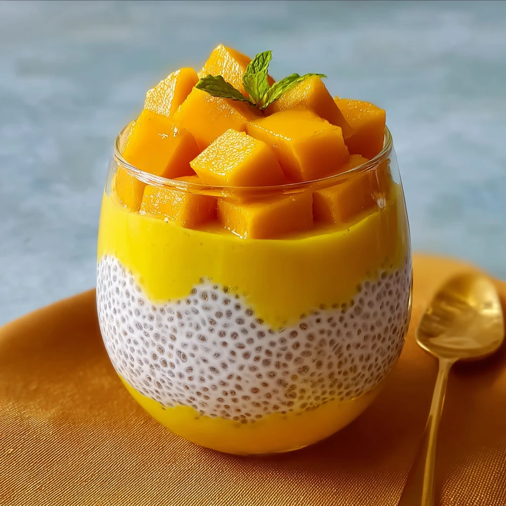 Mango Sago Dessert Pudding