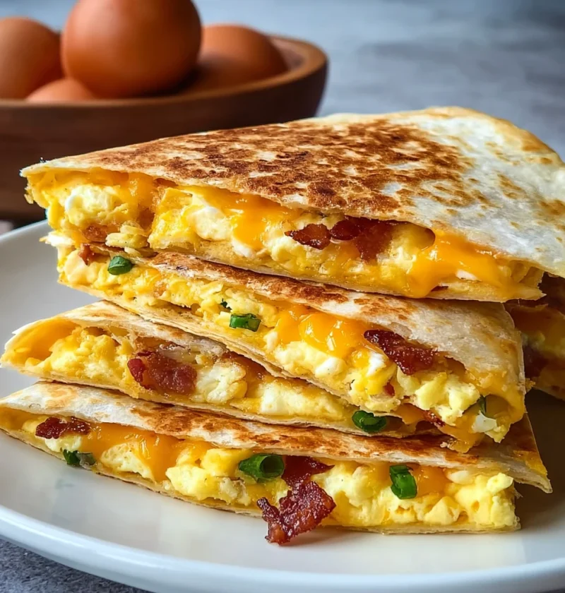 Experience Joy Bacon Egg Cheese Breakfast Quesadillas Today