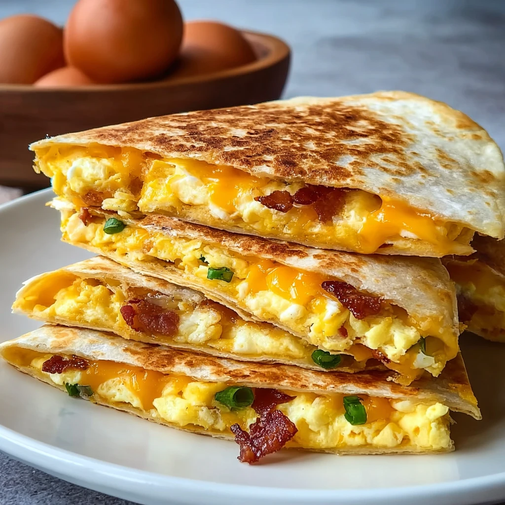 Experience the Joy of Bacon Egg & Cheese Breakfast Quesadillas Today!