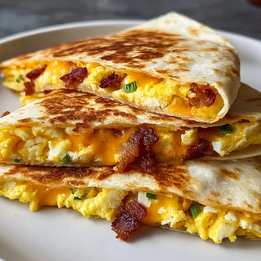 Experience Joy Bacon Egg Cheese Breakfast Quesadillas Today