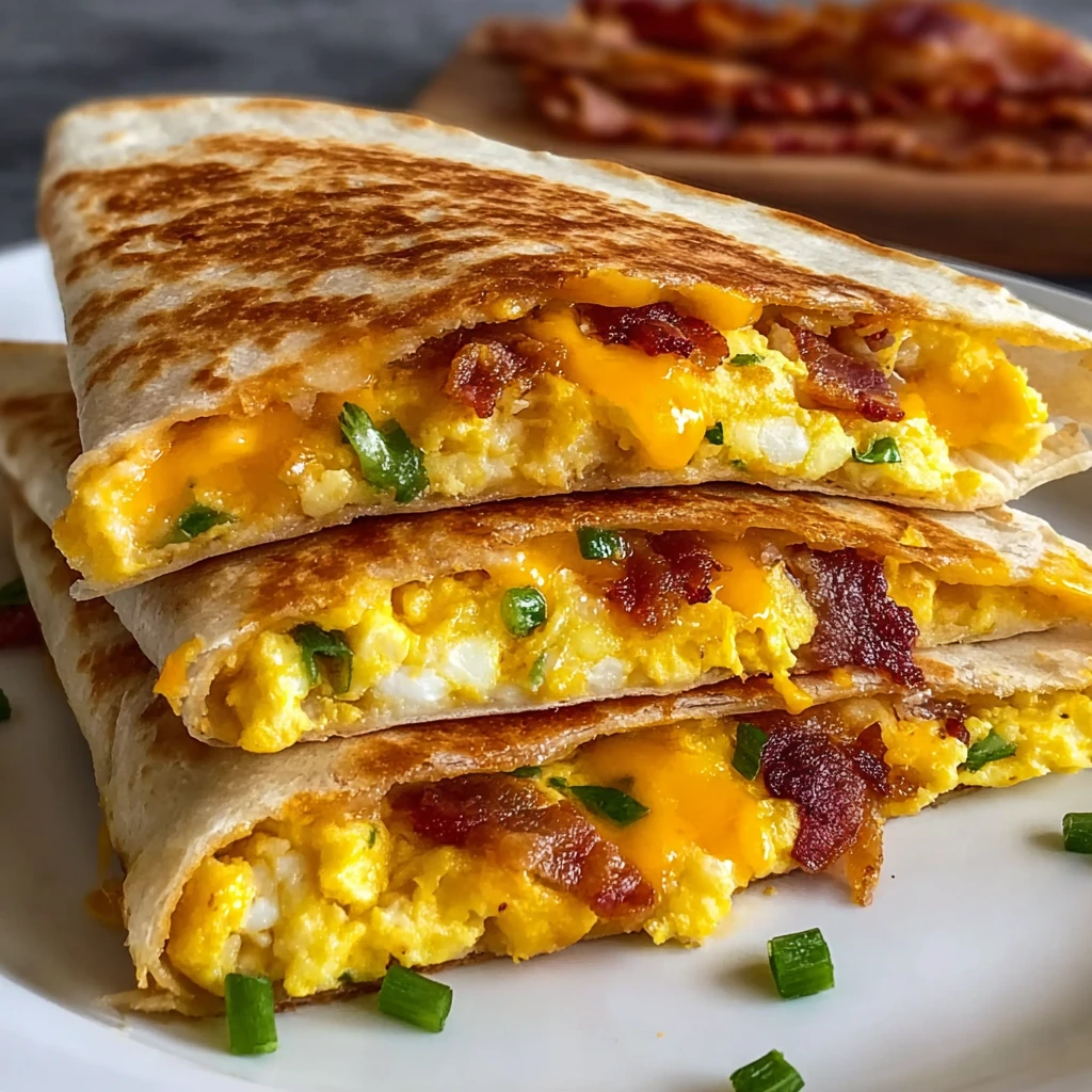Experience Joy Bacon Egg Cheese Breakfast Quesadillas Today