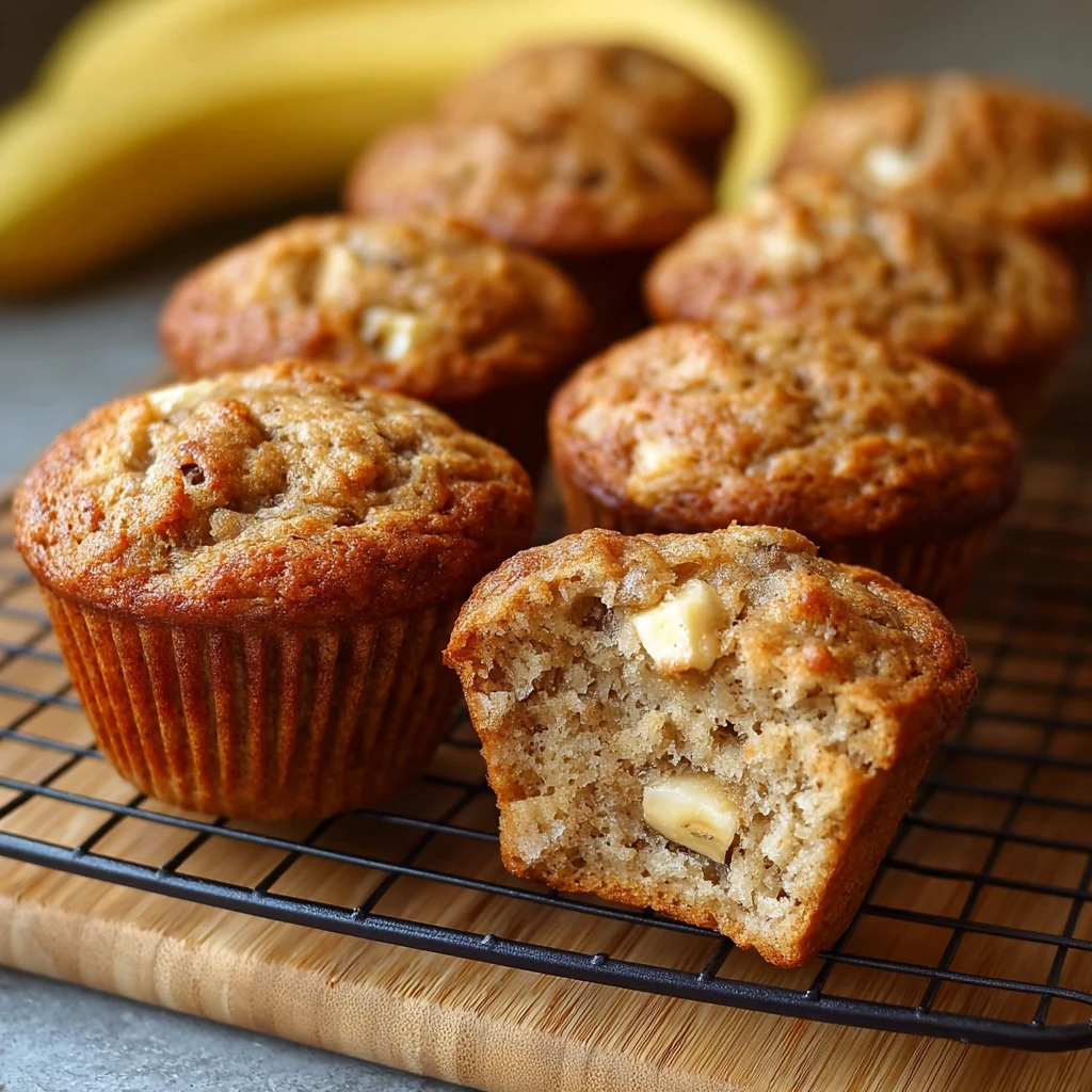 Healthy Greek Yogurt Banana Muffins, Bake a Dozen!