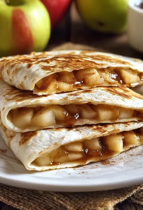 Indulge Apple Cinnamon Breakfast Quesadillas Brunch