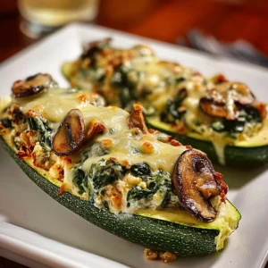 Indulge in Creamy Ricotta-Stuffed Zucchini Boats Tonight!