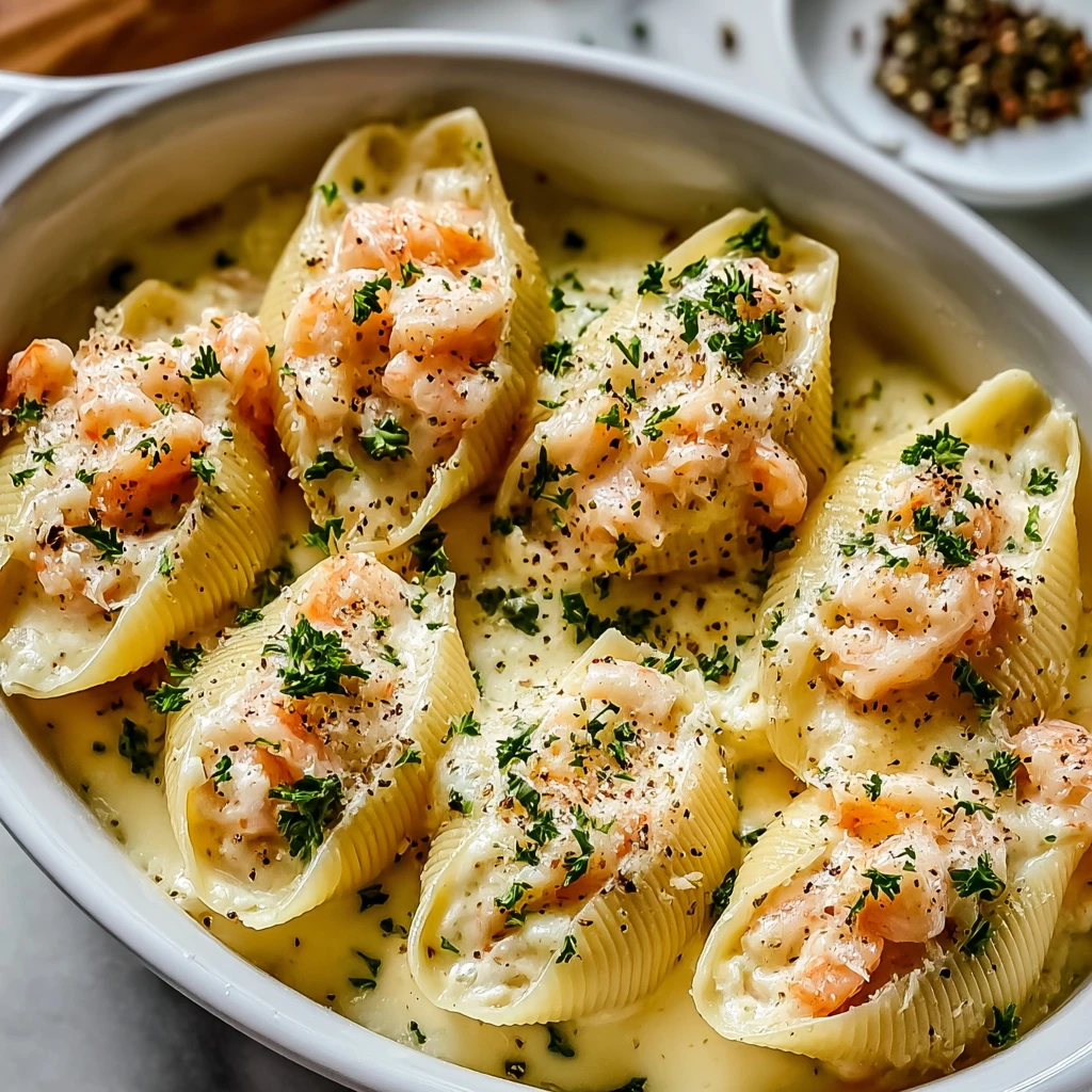 Indulge Creamy Seafood Stuffed Shells Special Dinner