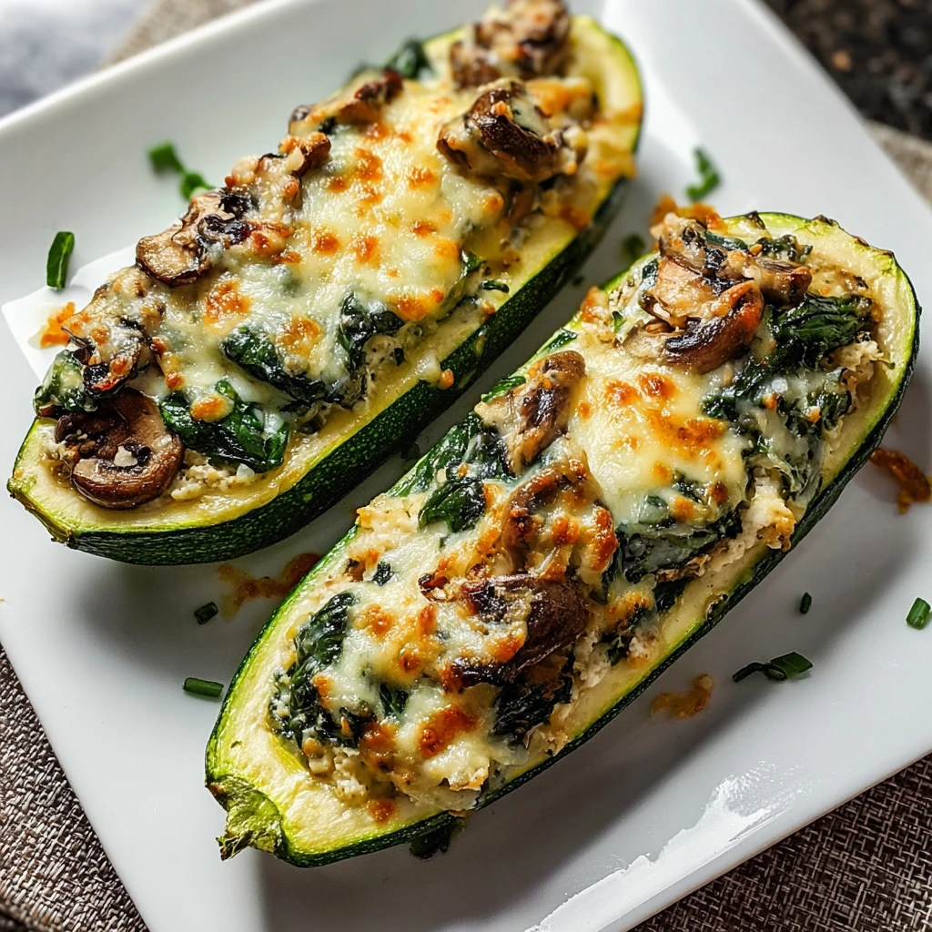 Indulge Creamy Ricottastuffed Zucchini Boats Tonight
