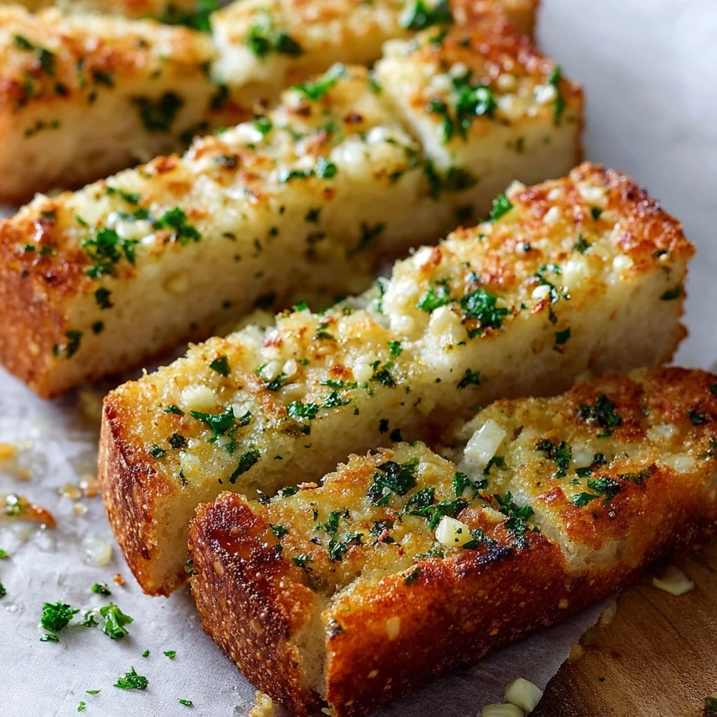 Irresistible Greek Yogurt Garlic Bread