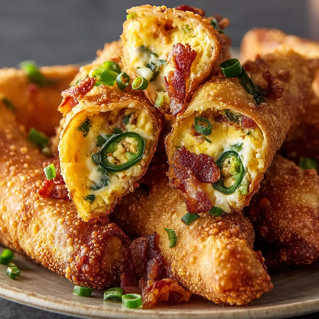 Jalapeno Popper Egg Rolls Ultimate Crispy Appetizer