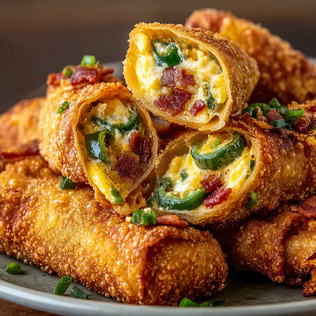 Jalapeno Popper Egg Rolls Ultimate Crispy Appetizer