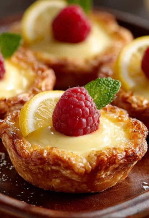 Lemon Cheesecake Crescent Cups Roll Dessert