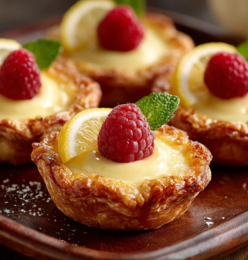 Lemon Cheesecake Crescent Cups Roll Dessert
