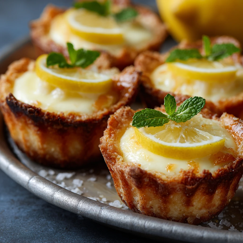 Lemon Cheesecake Crescent Cups Roll Dessert