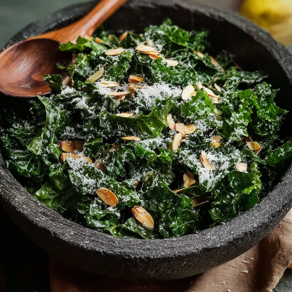 Lemon Parm Kale Salad