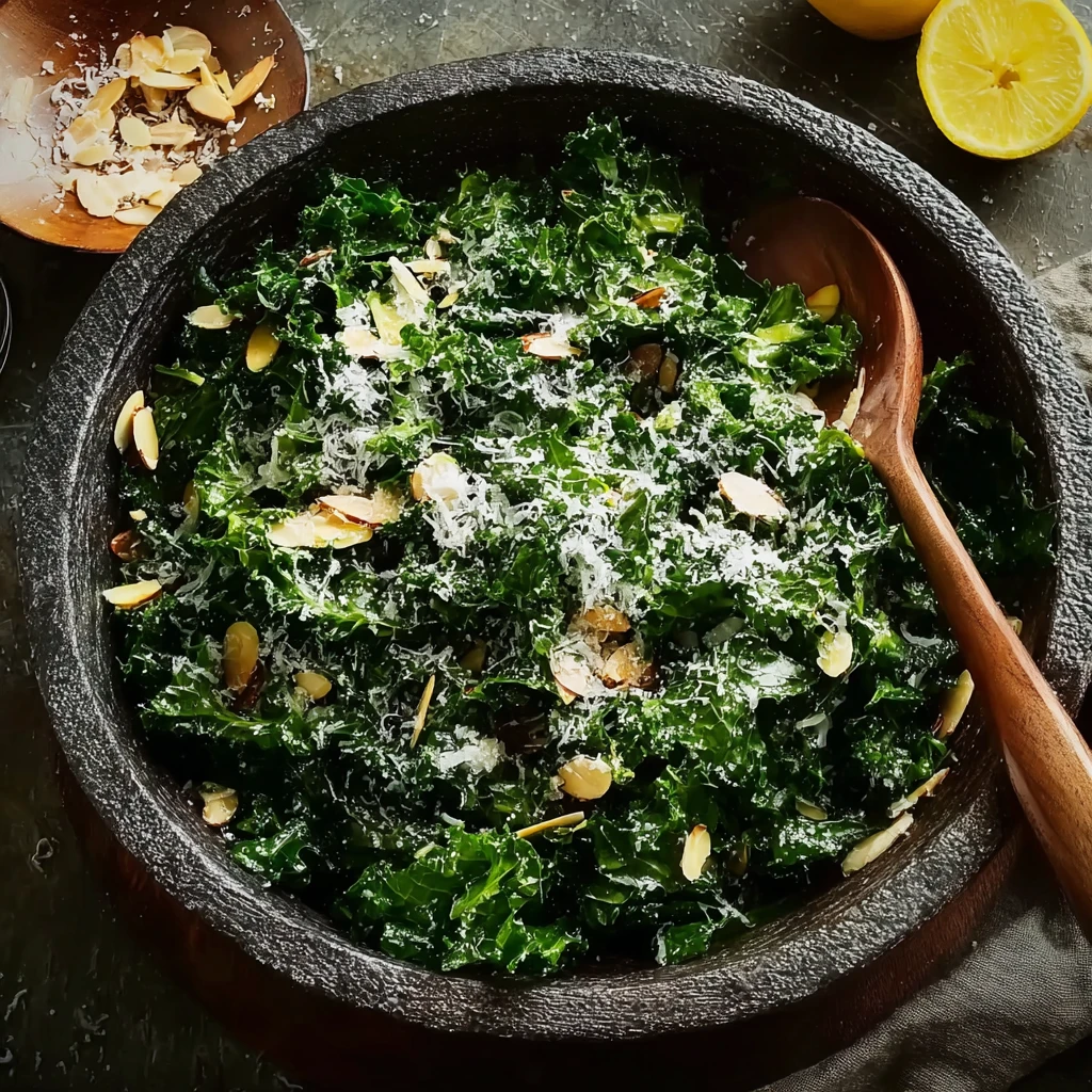 Lemon Parm Kale Salad