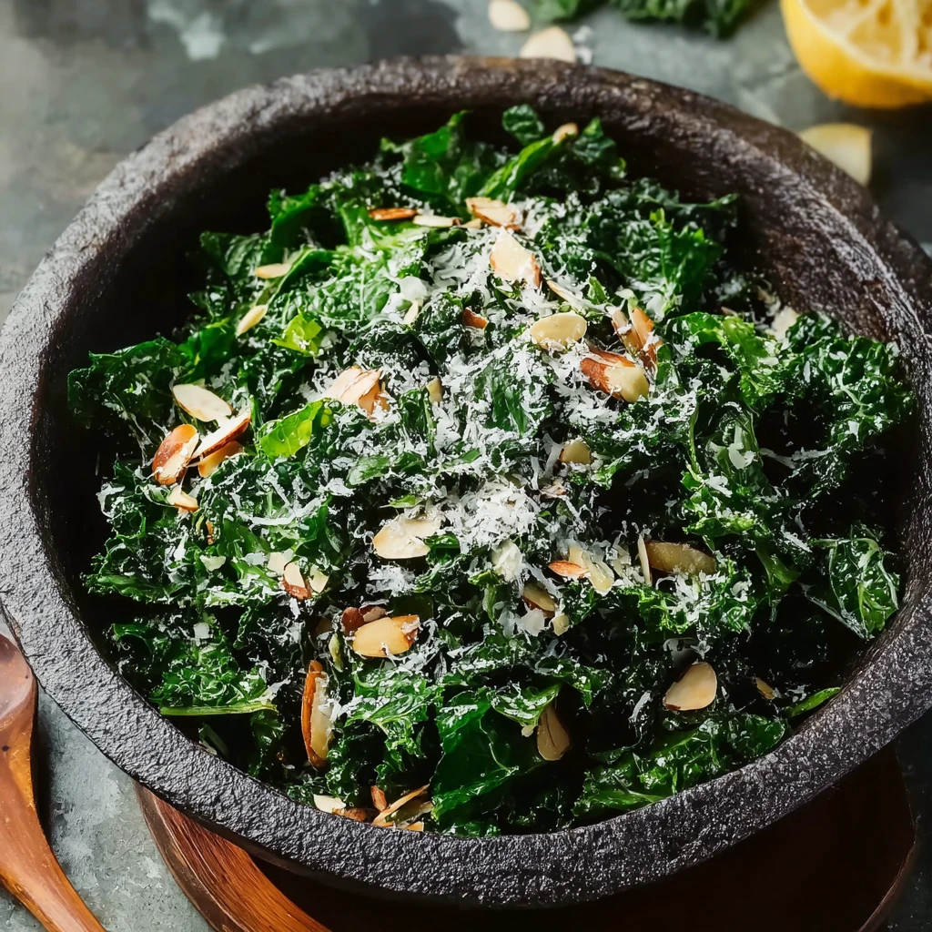 Lemon Parm Kale Salad
