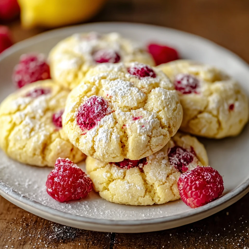 Lemon Raspberry Cookies Soft Chewy Delights Youll Love