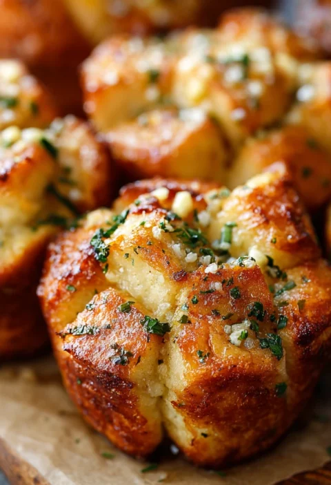 Mini Garlic Monkey Bread