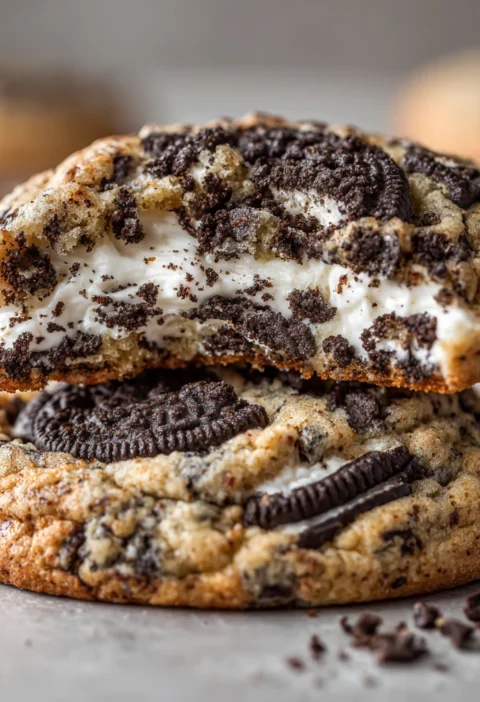 Oreo Cheesecake Cookies