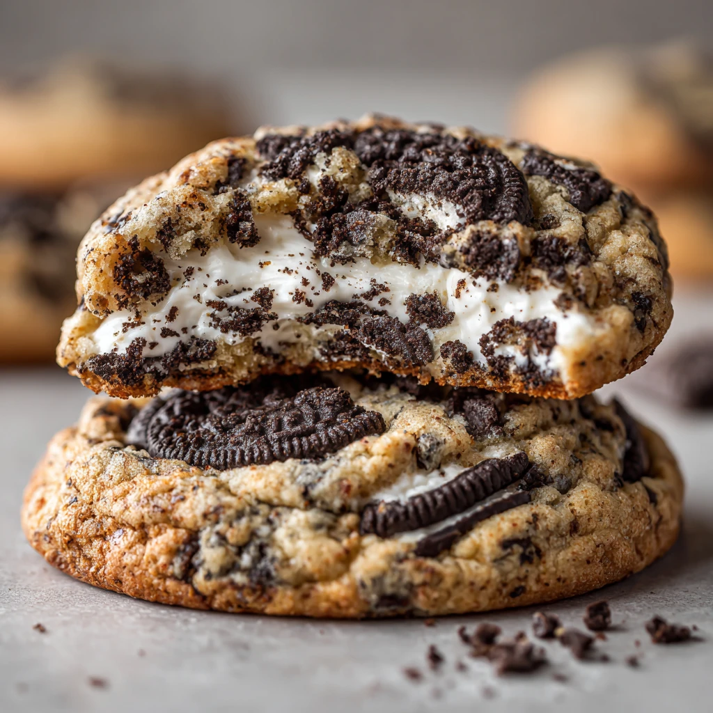 Oreo Cheesecake Cookies