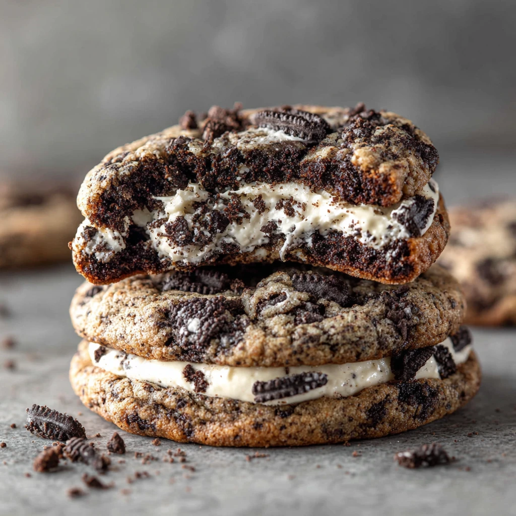Oreo Cheesecake Cookies