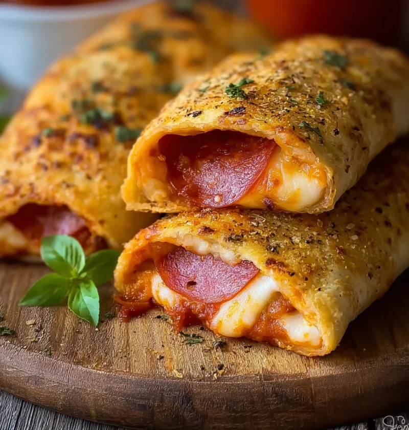 Pizza Burritos Oven Baked Air Fried