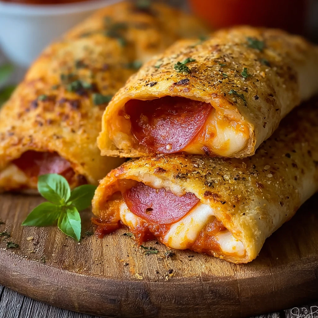 Pizza Burritos (Oven Baked or Air Fried)