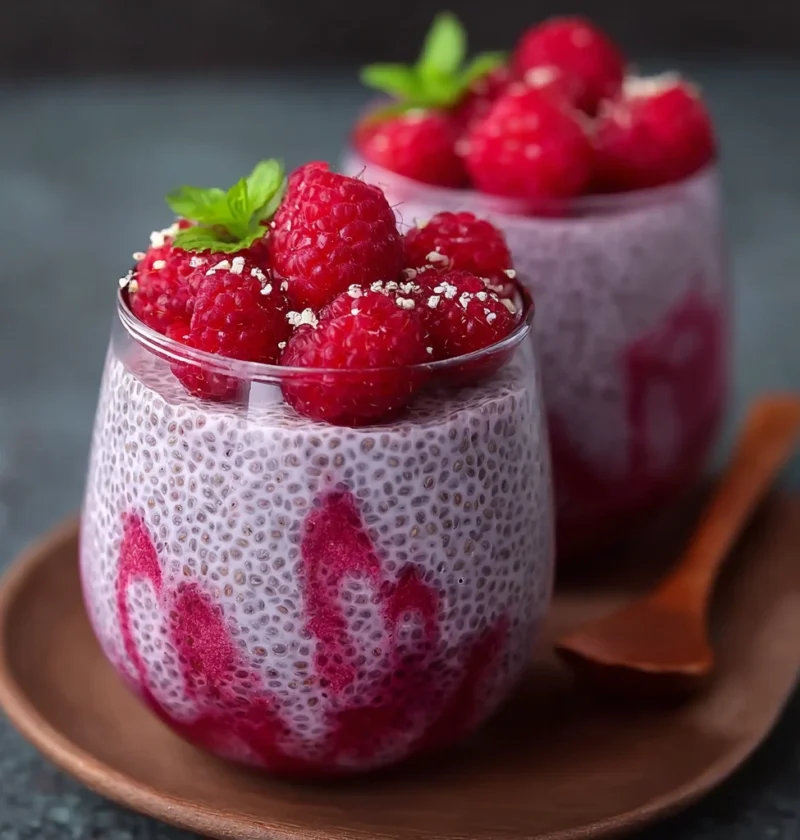 Raspberry Chia Pudding