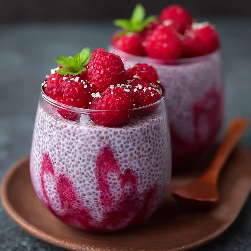 Raspberry Chia Pudding