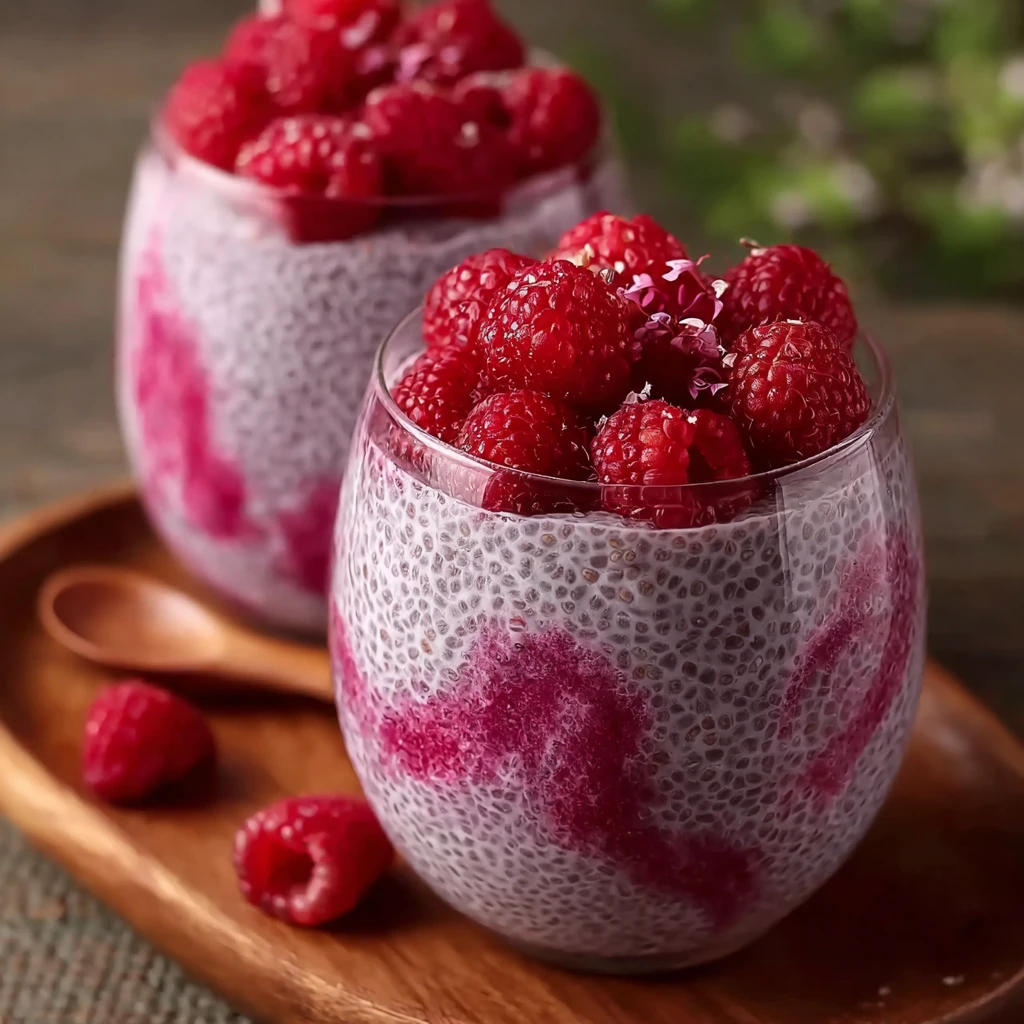 Raspberry Chia Pudding