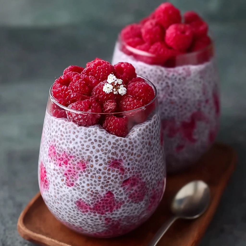 Raspberry Chia Pudding