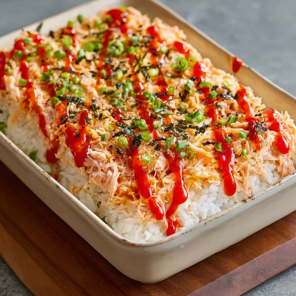 Salmon Sushi Bake Recipe