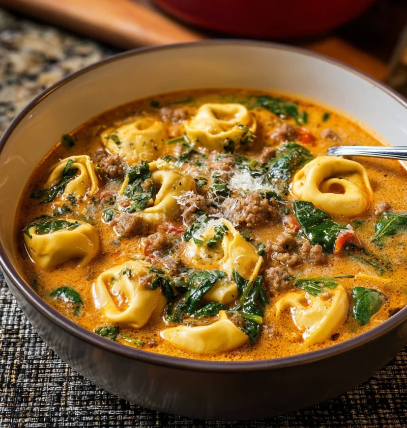 Sausage Tortellini Soup