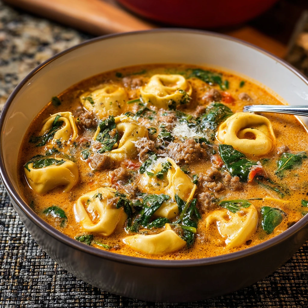 Sausage Tortellini Soup