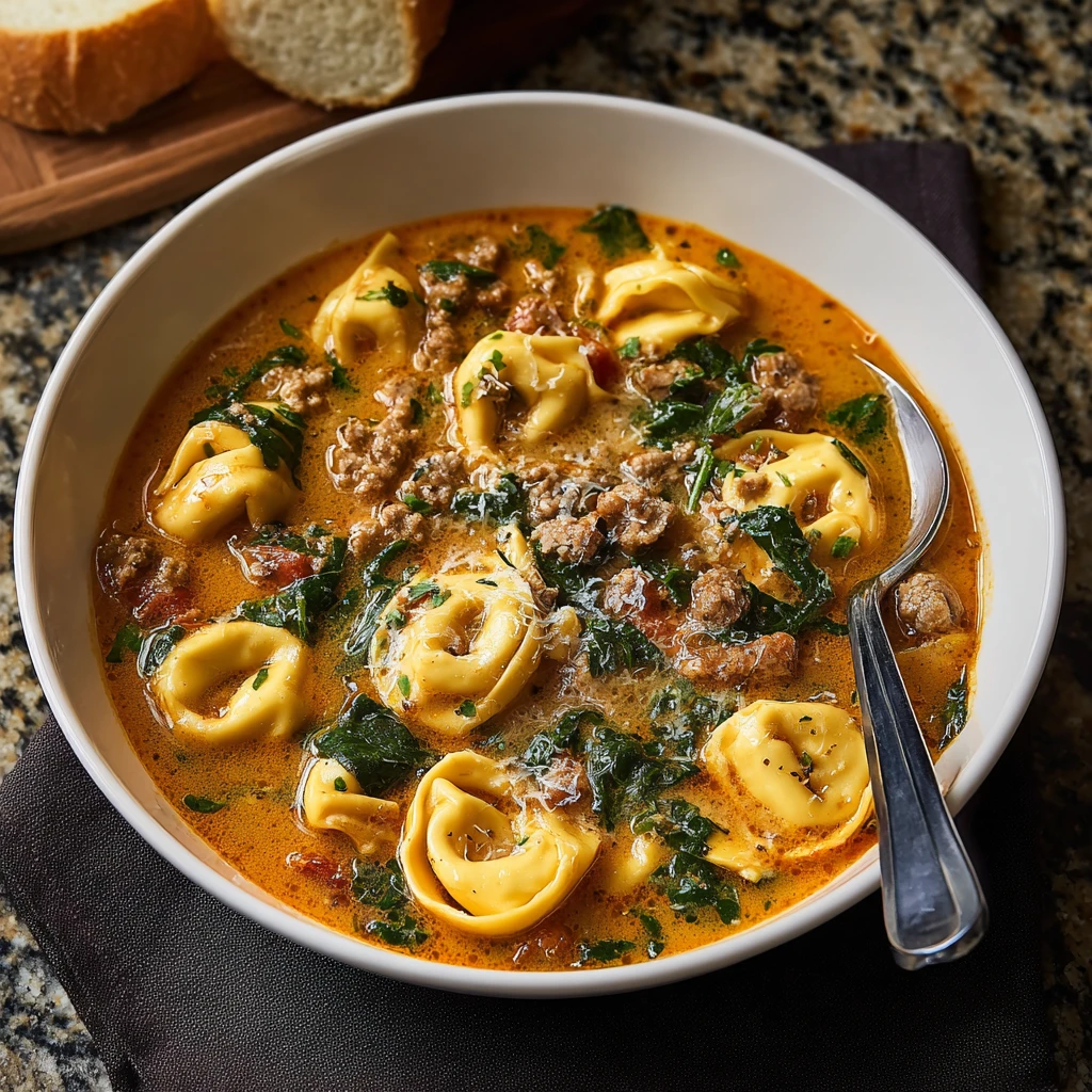 Sausage Tortellini Soup