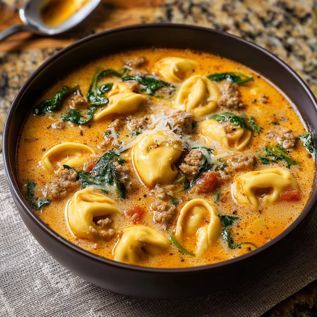 Sausage Tortellini Soup