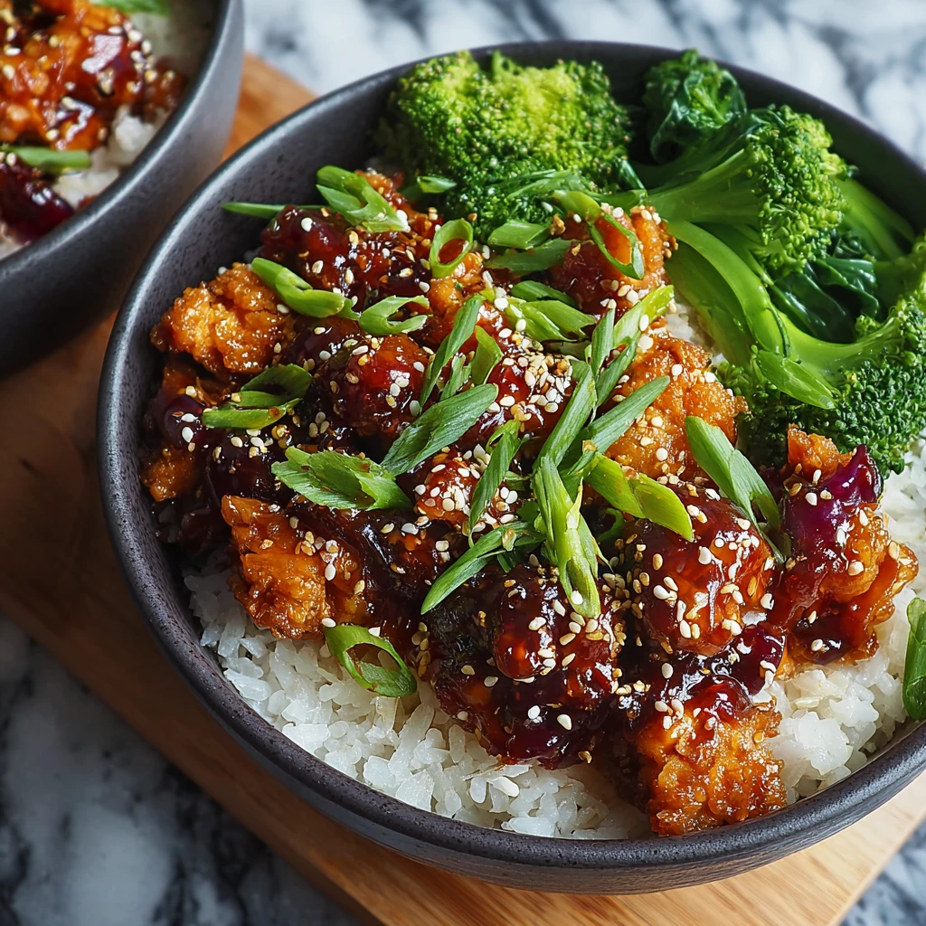 Sesame Chicken Bowls