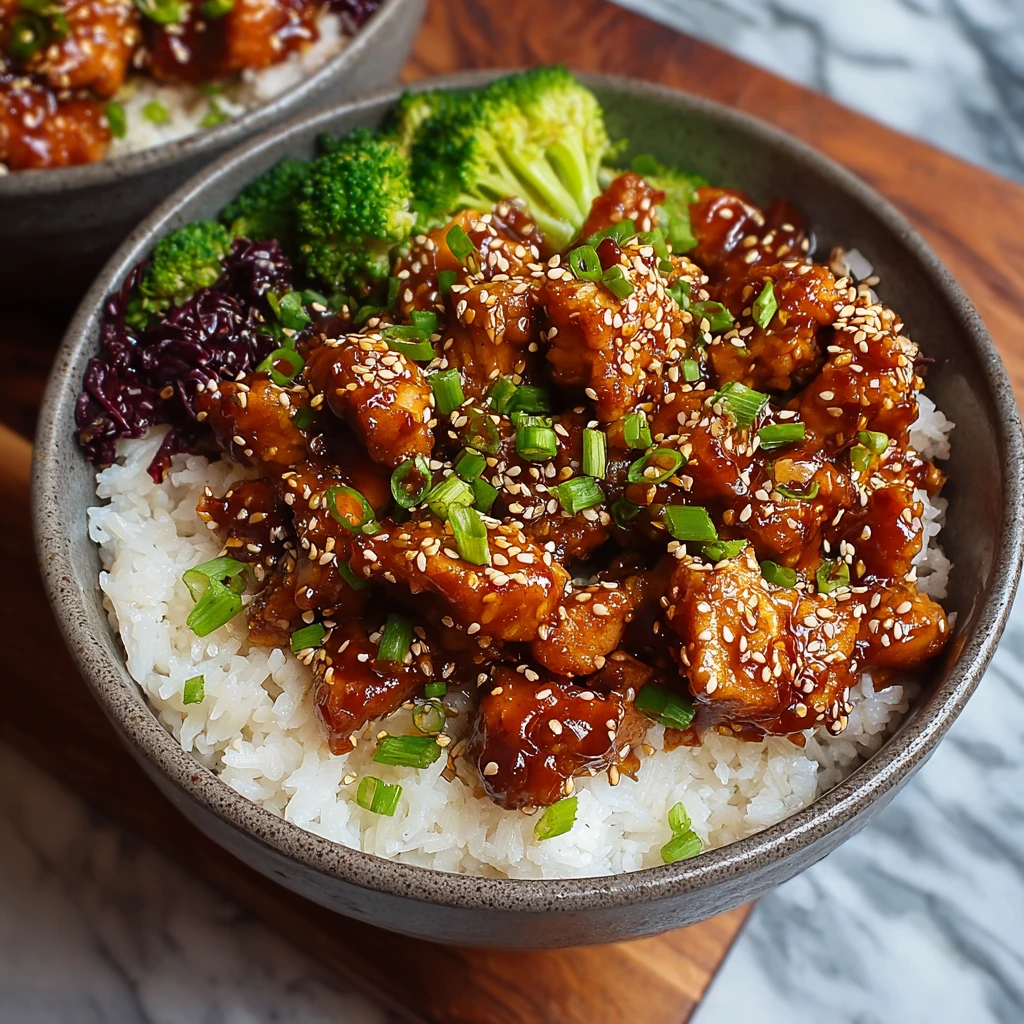 Sesame Chicken Bowls