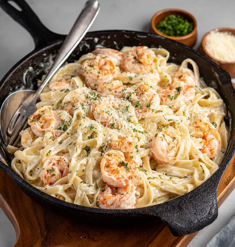 Shrimp Alfredo Pasta