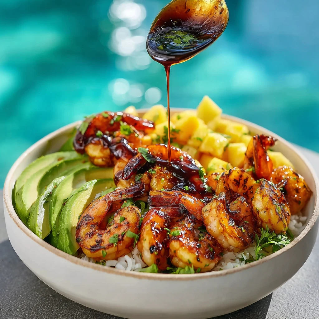 Shrimp and Avocado Bowl with Zesty Cilantro-Lime Dressing