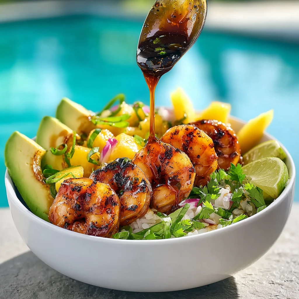 Shrimp Avocado Bowl Zesty Cilantrolime Dressing