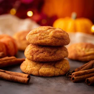 Soft Pumpkin Snickerdoodle Cookies Recipe