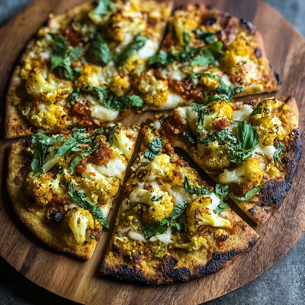 Spicy and Savory Curry Cauliflower Pizza You’ll Crave Forever