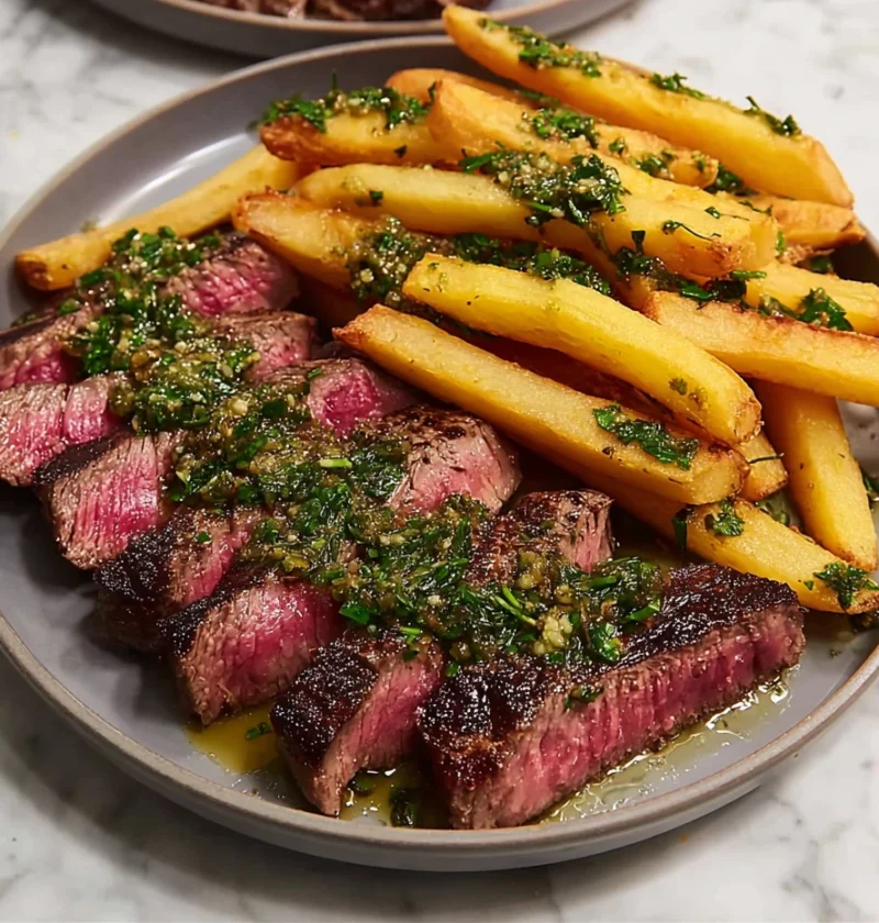 Truffle Butter Steak Chimichurri Fries