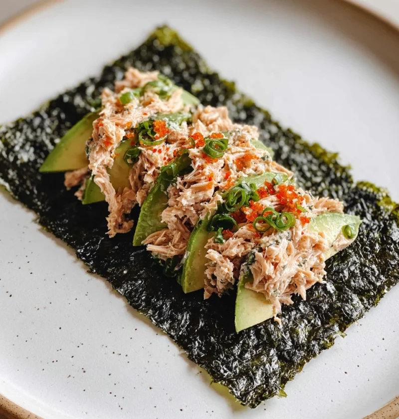 Tuna Salad Nori Wraps