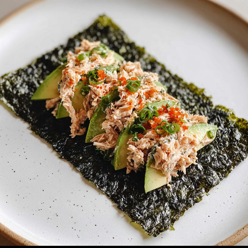 Tuna Salad Nori Wraps