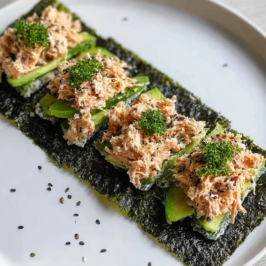 Tuna Salad Nori Wraps