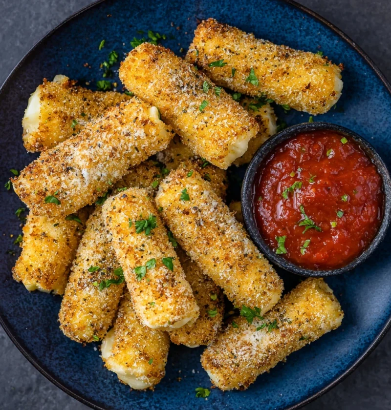 Air Fryer Mozzarella Sticks