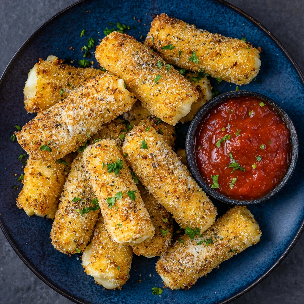 Air Fryer Mozzarella Sticks