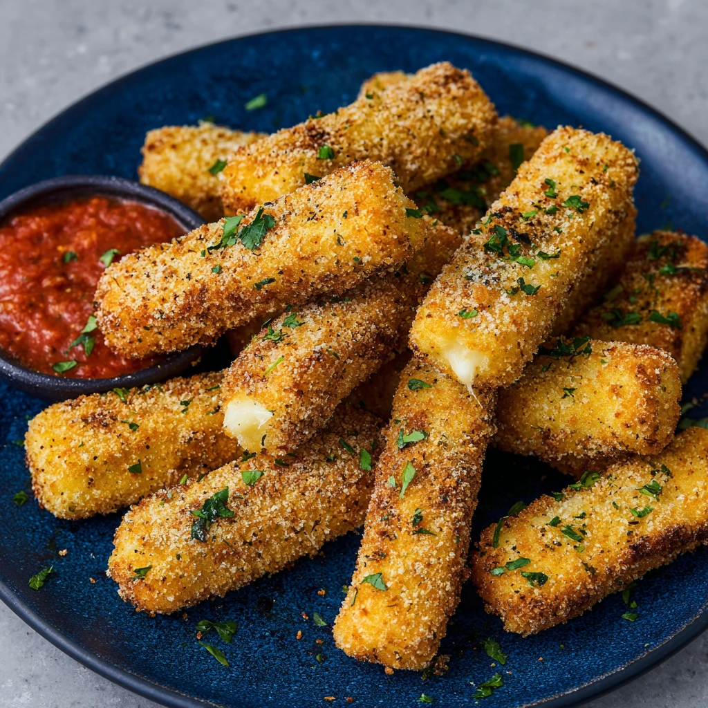 Air Fryer Mozzarella Sticks